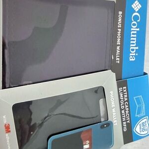 Columbia Black Phone Wallet with RFID Protection